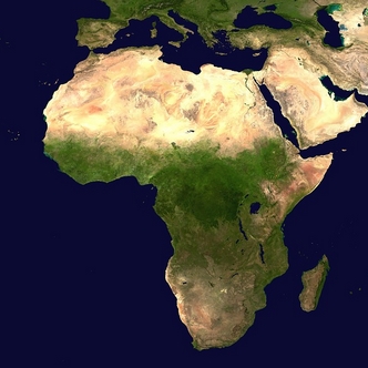 Giving God an African one thousand percent - Africa Map